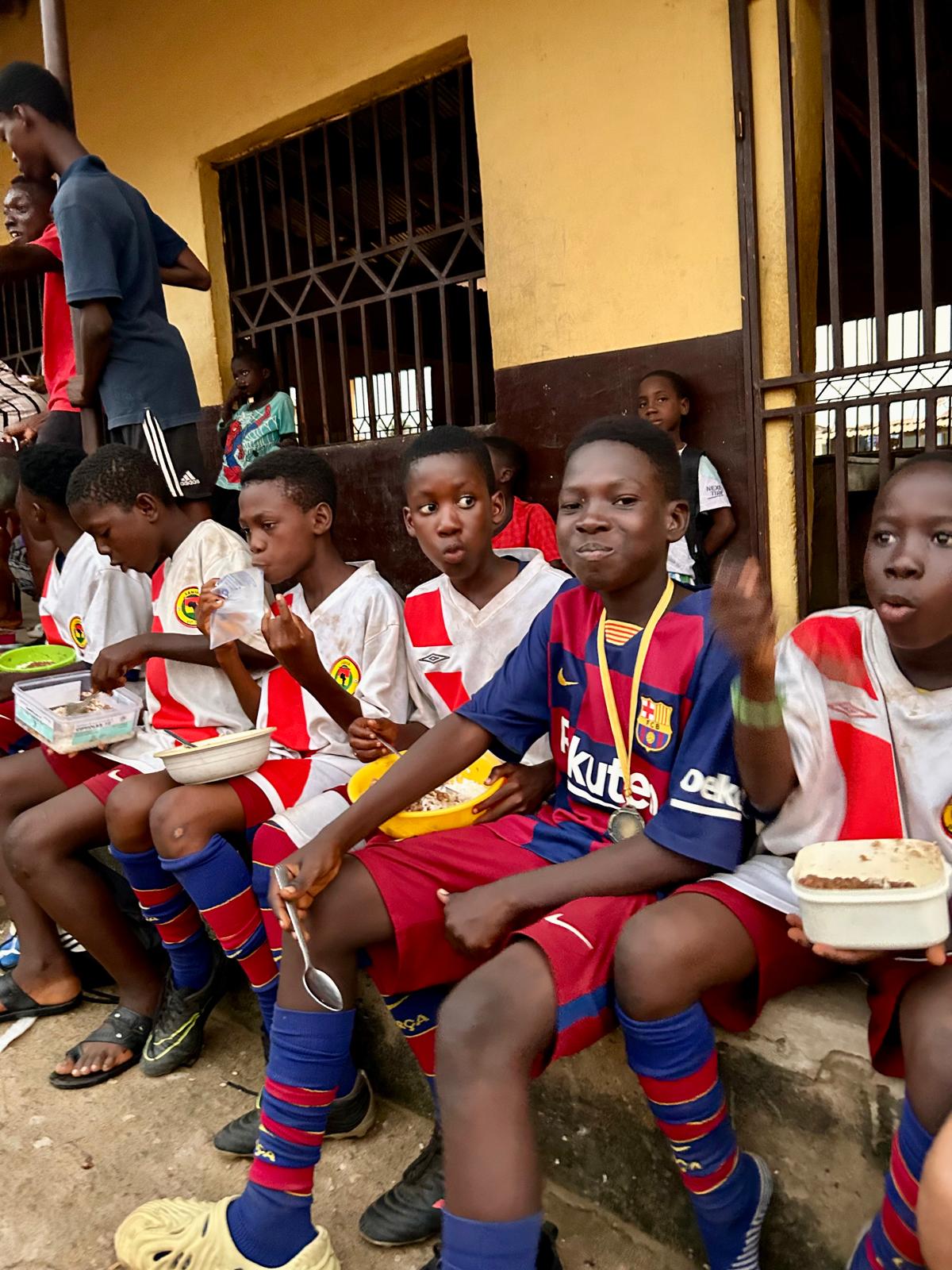 LAMSA Ghana academy team - founder Luis Coll Jauregui