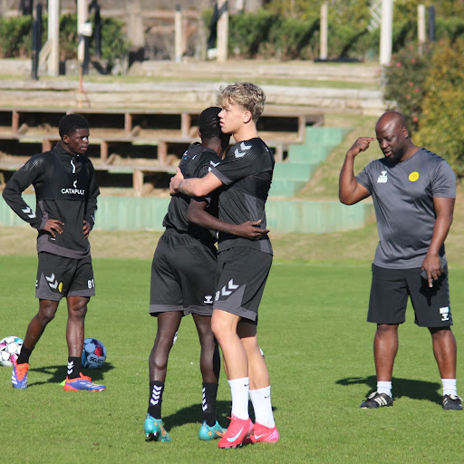 Mattar M'Boge during his time at AC Horsens in Denmark - transition coach
