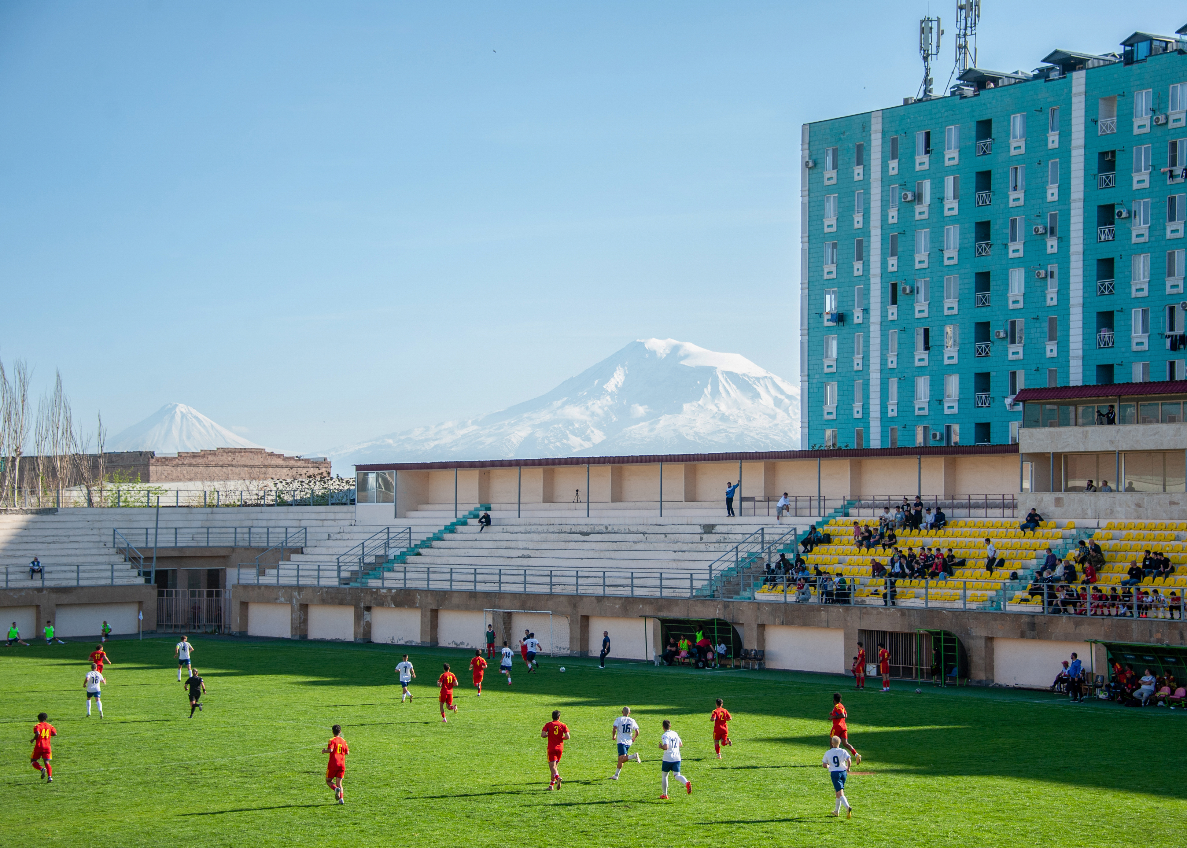 Photo Curva team groundhopping at a stadium
