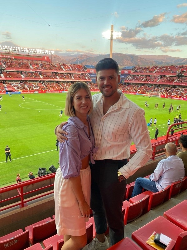 Pedro Jimenez on a scouting trip