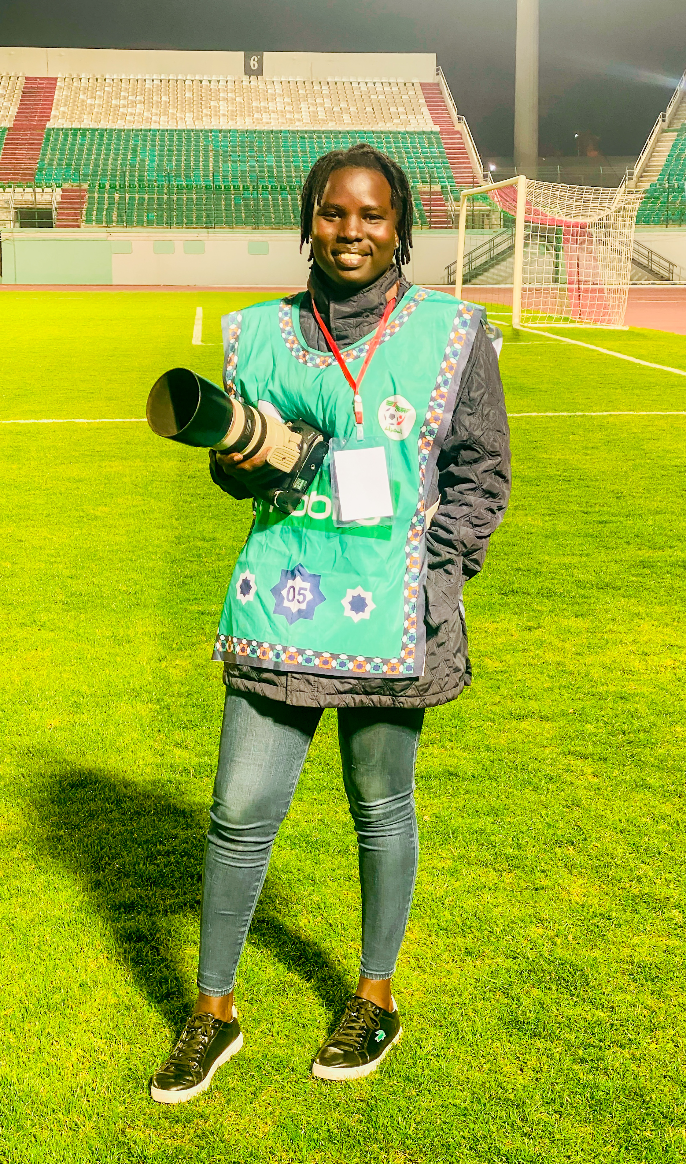 Sarah Poni Jacob, Media Officer at the South Sudan Football Association