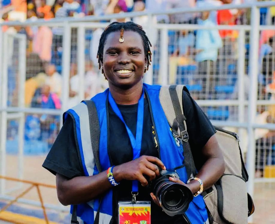 Sarah Poni Jacob, Media Officer at the South Sudan Football Association